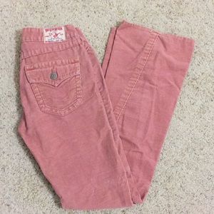True Religion Wide Leg Corduroy Pant